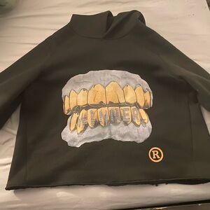 Short XL black grill hoodie